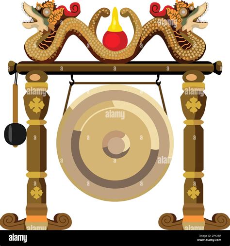 Javanese Gong Traditional Music Instrument Stock Vector Image And Art Alamy