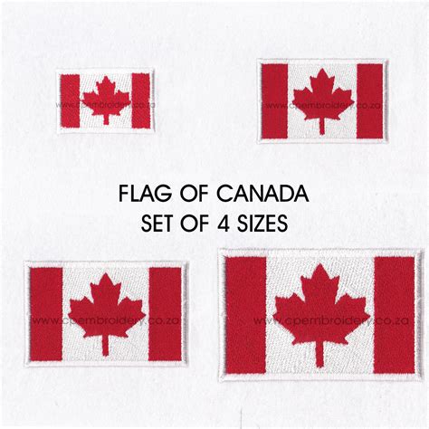 Flag of Canada Machine Embroidery Download Design (78746) | Embroidery ...
