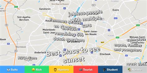 Brussels Neighborhood Map