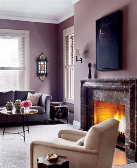 6 Purple Interior Design Living Room With Minimalist Space