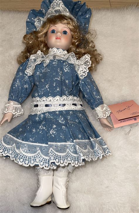 Myd Marian Yu Designs Fine Bisque Porcelain Doll 15” Tags Ebay