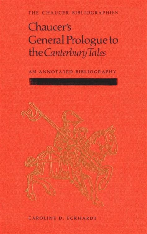 Chaucers General Prologue To The Canterbury Tales