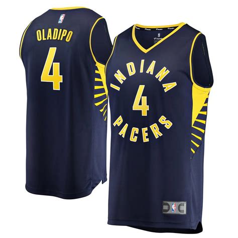 Fanatics Branded Victor Oladipo Indiana Pacers Navy Fast Break Replica