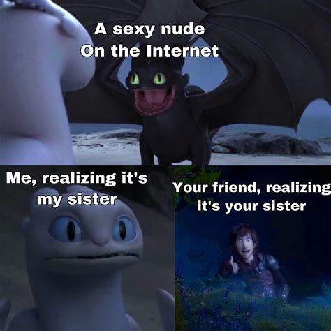 Toothless And Light Fury Meme Template Templatememes SexiezPicz Web Porn