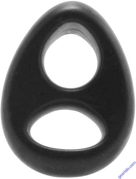 Nasstoys My Cockring Cock And Scrotum Double Silicone Ring Black
