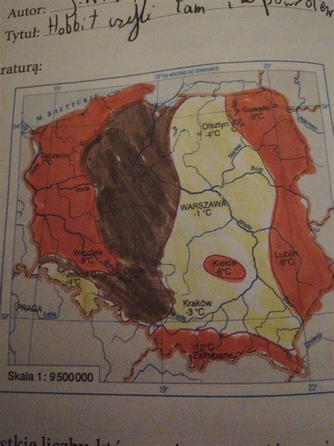 Pokoloruj Na Mapie Obszary Z Temperaturą - pokoloruj na mapie obszary z temperaturą - Brainly.pl
