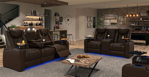 Home Theater Sofas Media Room Couch