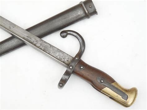 French Gras M1874 Bayonet And Scabbard 1878 Dated Matching Serial