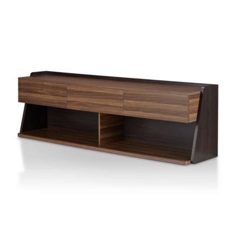 Furniture Of America Taren Contemporary Wood 70 Inch Tv Stand In Light