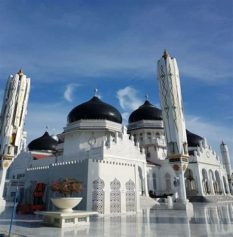 Baiturrahman Grand Mosque Kota Banda Aceh Indonesia Pantai Banda