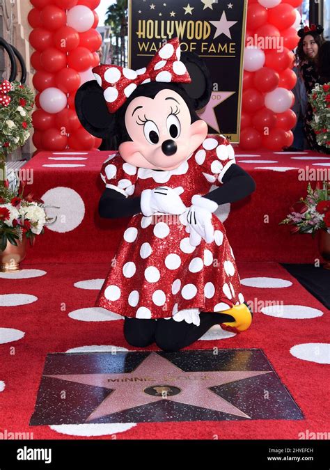 Minnie Mouse Celebrates 90th Anniversary With Star On The Hollywood
