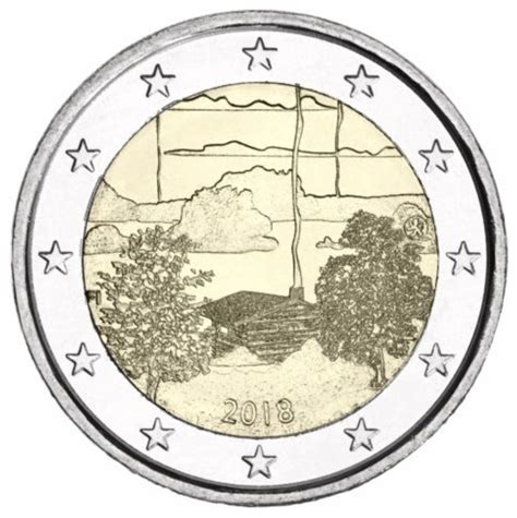 2 Euros Commémorative 2018 Finlande Billet De Banque Finlande