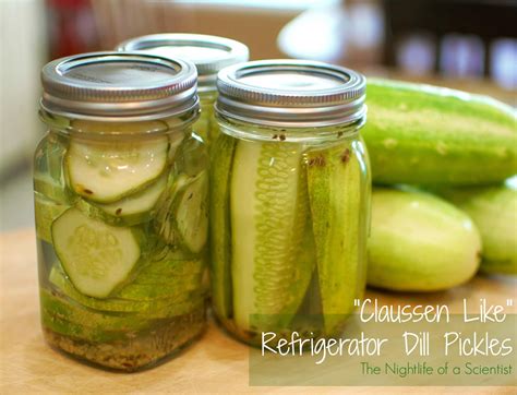 Claussen is an american brand of pickled cucumbers that is headquartered in woodstock, illinois, an exurb of chicago. The Night Life of a Scientist: Quick Refrigerator Dill ...