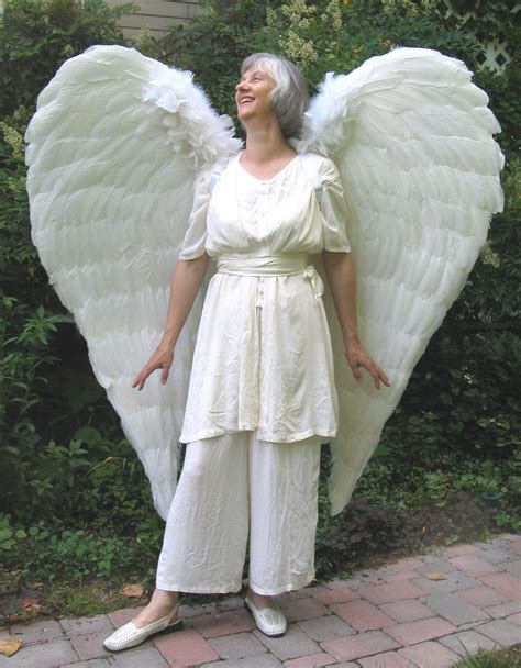 Huge White Feather Angel Wings Large Format Picture Diy Angel Wings