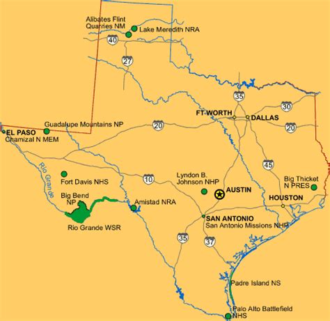 Texas National And State Parks Travel Around Usa