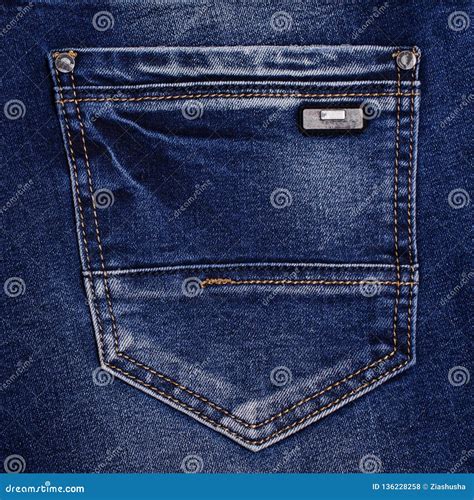 Denim Blue Jeans Stock Photo Image Of Color Closeup 136228258