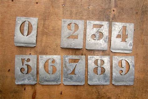 12 Number Stencils Sample Example Format Download
