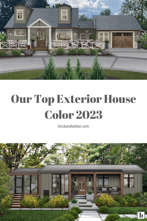 Our Top Exterior House Color 2023 Brick Batten Best House Colors
