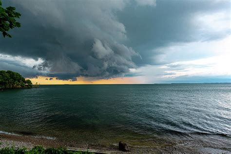 Lake Erie Storm Clouds From Put In Bay Photograph By William Lawrence