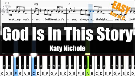 🎹katy Nichole God Is In This Story Sheet Lyrics Chords Piano Easy