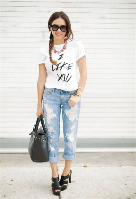 Hot Fashion Trend 17 Stylish Outfit Ideas With Ripped Jeans