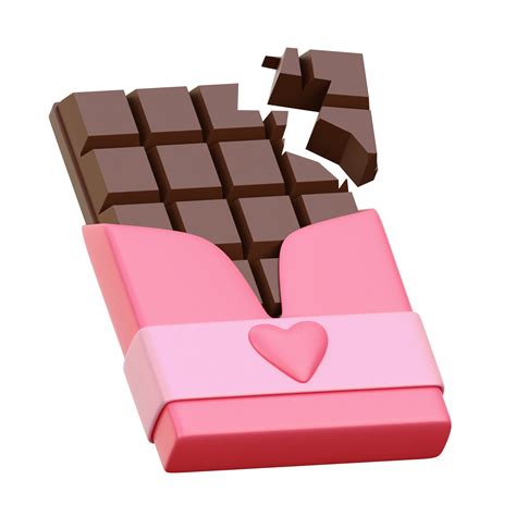 3d Chocolate Bar Icon 18872417 Png