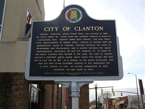 Historic Marker City Of Clanton Clanton Al Lamar Flickr