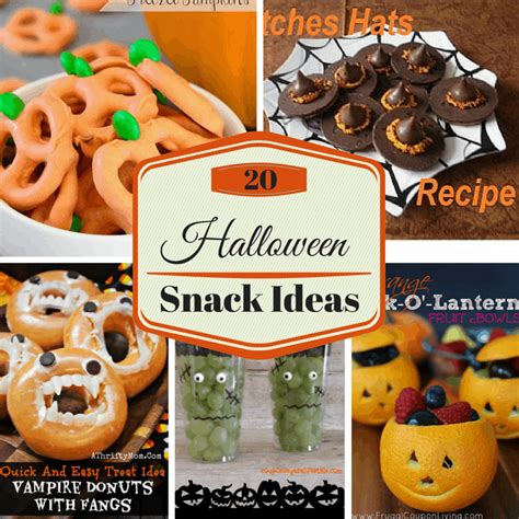 20 Halloween Snack Ideas Frugal Friday Savvy In The Kitchen