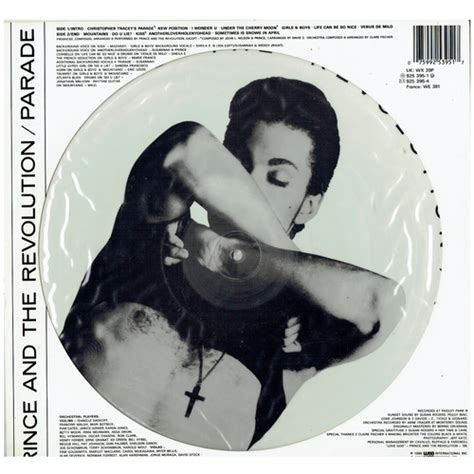 Prince And The Revolution Parade Vinyl Album Picture Disc With Die Cut S