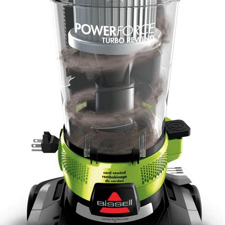 BISSELL PowerForce Turbo Rewind Upright Vacuum With Multi Cyclonic