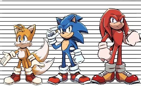 Movie Designs Of Tailssonic And Knuckles
