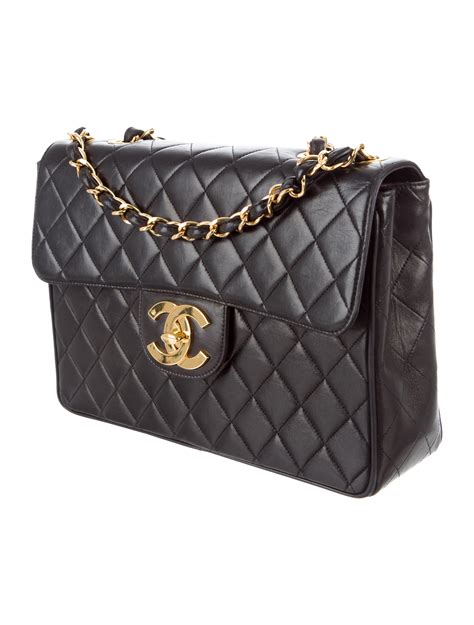 Chanel Vintage Classic Jumbo Flap Bag Handbags Cha197904 The Realreal