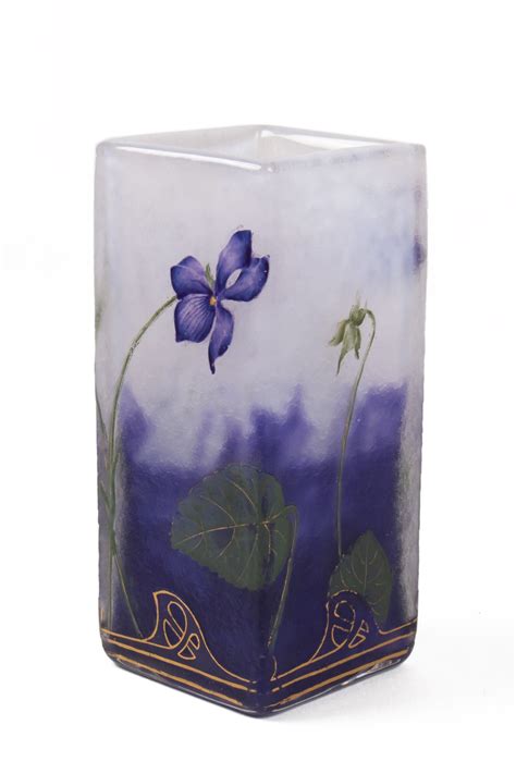 다음) is a south korean web portal. Daum Nancy - Enamelled Vase "Violets" - Ref.75876