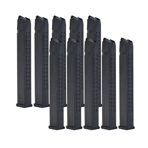 Lightweight Magazine 35 Round Glock9mm Firearm 10 Pack Rw Arms