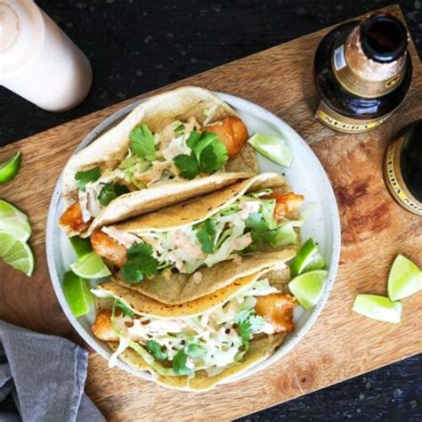 Crispy Baja Fish Tacos With Chipotle Crema Recipe — Salt And Wind Travel