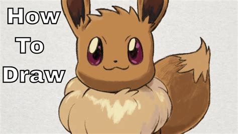 How To Draw Eevee Easy Drawing Tutorial Youtube