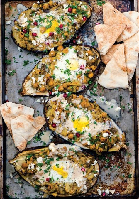 Roasted Eggplant With Baked Eggs A Vegetarian Brunch So Satisfying It