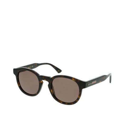 gucci gg0825s 002 49 sunglass man acetate havana solglasögon fashionette