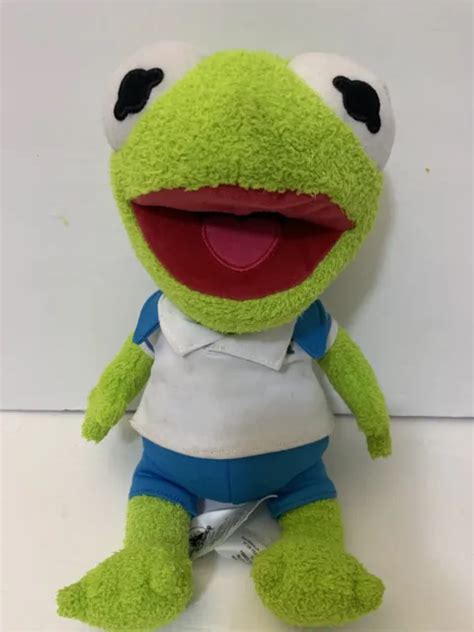 Disney Store Muppet Babies Baby Kermit The Frog Toy Plush Exclusive