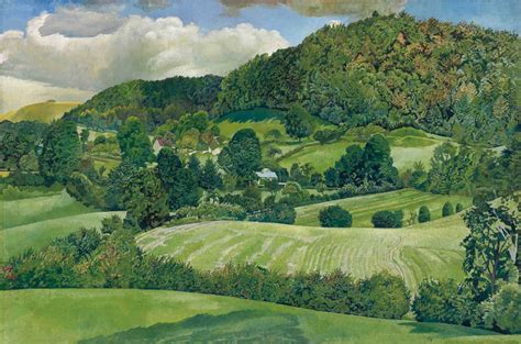 Stanley Spencer Landscape Gloucestershire Large Postcard Rather