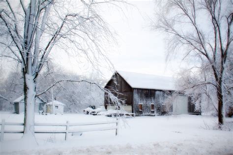 Free Images Tree Snow Countryside House Country Rural Scenic