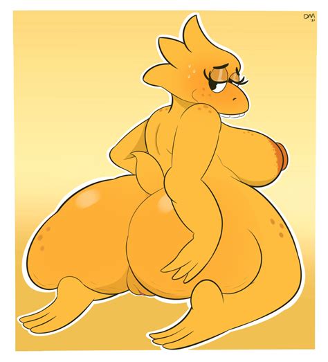 Rule 34 Absurd Res Alphys Anthro Areola Ass Bedroom Eyes Big Breasts Big Butt Bodily Fluids