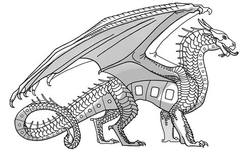 Wings Of Fire Coloring Pages Hybrids Thekidsworksheet