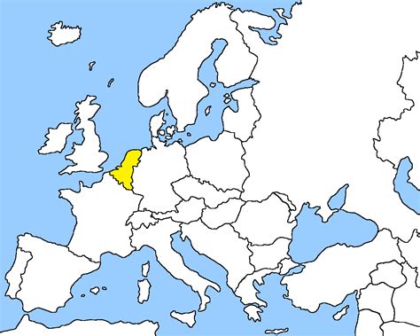 Einige der größten und am besten erhaltenen bunkeranlagen liegen in nordjütland. Image - Blank europe map benelux.png | Gumba Countries ...