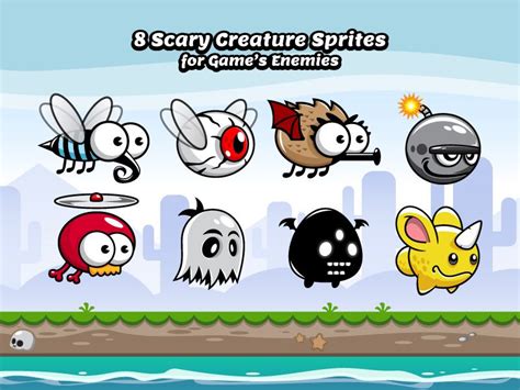 Evil Flying Monster Sprite Sheets Flying Monsters Sprite Evil