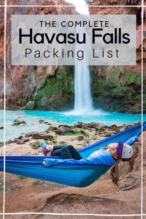 Complete 2020 Havasu Falls Packing List Havasu Falls Fall Packing
