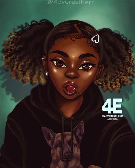 Pin By Tcp Squad On Black Art Black Love Art Drawings Of Black Girls Black Art Painting