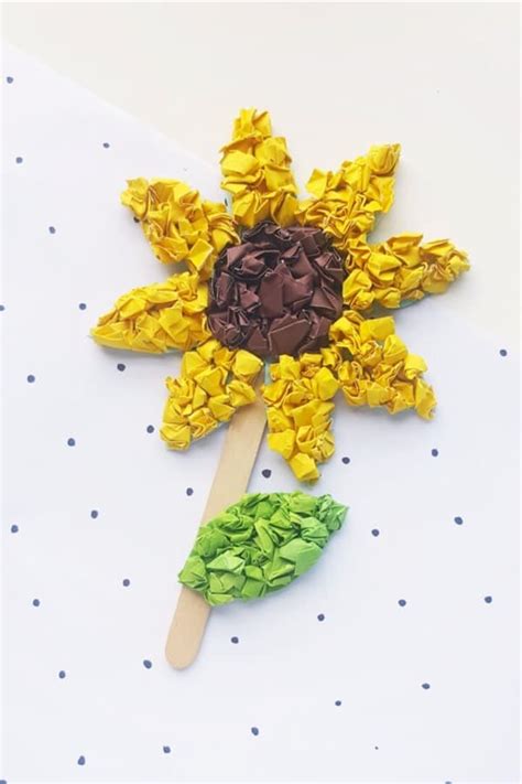 20 Best Sunflower Crafts For Kids In