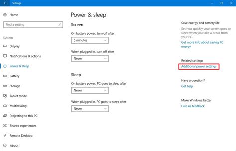 How To Manage Custom Power Plans On Windows 10 Windows Central