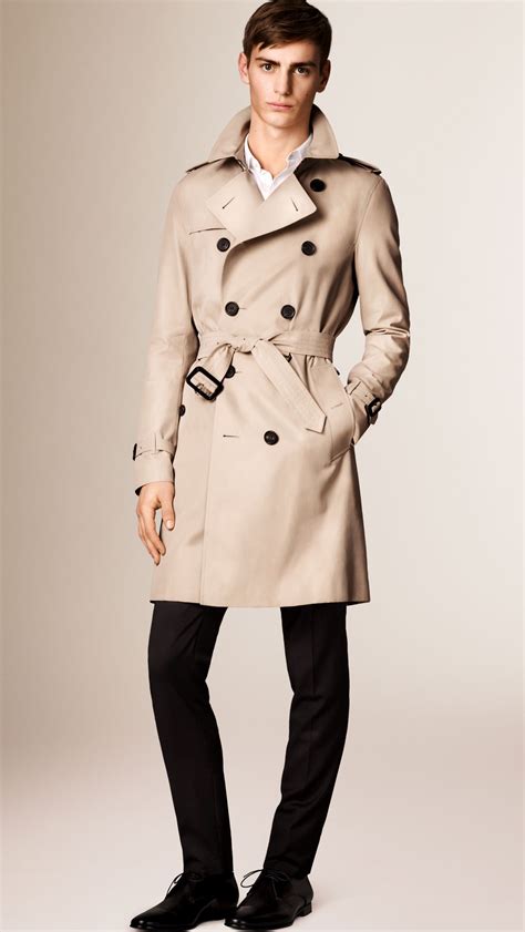 Trench coat Sandringham - Trench coat Heritage largo | Trench coat outfit, Trench coat men, Men 